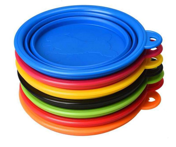 Silicone Collapsible Feeding Pet Bowl Dish