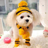 Striped Hat Scarf and Socks Winter Pet  Accessories